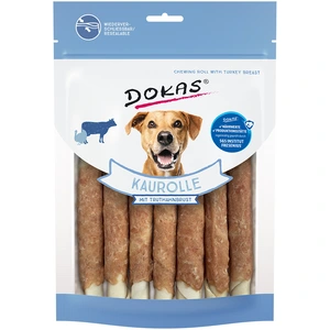 Comparateur de prix : 190g Dokas Bâtonnets à mâcher blancs de dinde - Friandises pour chien