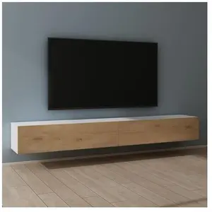 Mai & Mai Meuble TV Suspendue Armoire avec Soft-Close Table TV pour le... pas cher