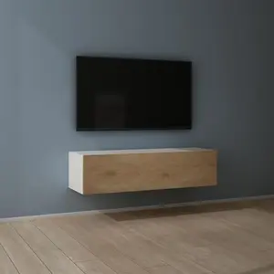 Mai&mai - Meuble tv Suspendue Armoire avec Soft-Close Table tv pour le... pas cher