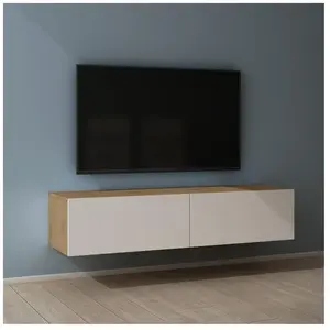 Meuble tv Suspendue Armoire avec Soft-Close Table tv pour le Salon Mar... pas cher