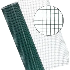 Estexo Fil de fer pour volière 4 angles 1x25 m cage 12x12 mm grillage pour clôture vert