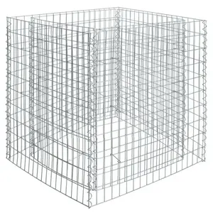 Estexo - Jardinière surélevée gabione 360x90x100 cm Corbeille à plante... pas cher