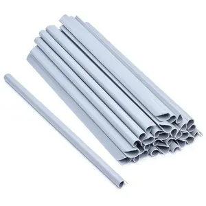Estexo Clips de fixation pour brise vue en PVC x 30 gris