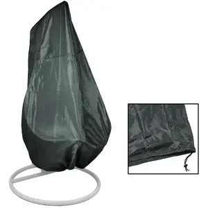 ESTEXO Housse de protection pour chaise suspendue 1 place en polyéthylène vert pas cher