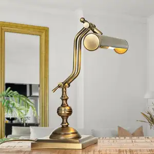 LICHT-ERLEBNISSE Lampe de bureau Scrivania en laiton de couleur bronze...Vendu paramazon