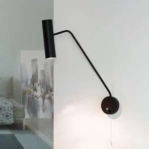 Licht-erlebnisse - Applique d'intérieur eye noire avec bras flexible a... pas cher