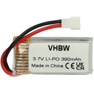 Comparateur de prix : Vhbw Batterie Compatible Avec Wltoys V939 Drone (390mah, 3,7v, Li-Poly...