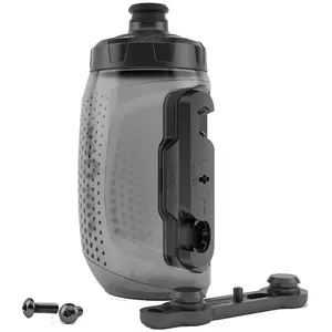 Comparateur de prix : Kit Fidlock Twist, porte-bidon magnétique + bouteille de 450ml fumé