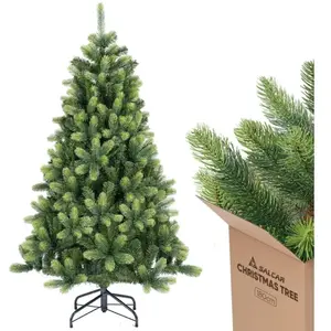 SALCAR Sapin de Noël Artificiel de avec Pointes Rondes réalistes en PE... pas cher