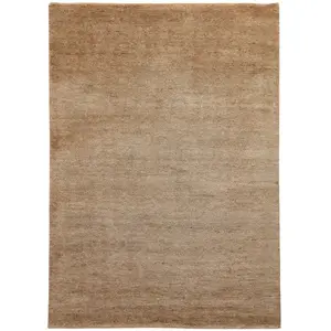Tapis de salon noué à la main - sable 40x60 cm pas cher
