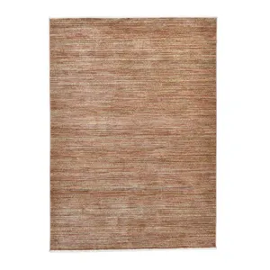 Gino Falcone Tapis tissé à la machine en polypropylène - rouille 160x230 cm pas cher