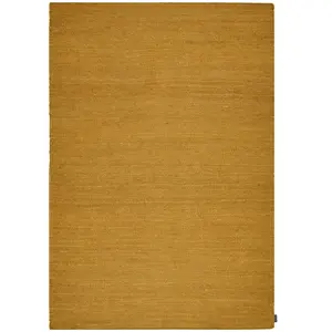Tom Tailor Tapis de salon fin en jute fabriqué à la main Or 70x140 cm pas cher