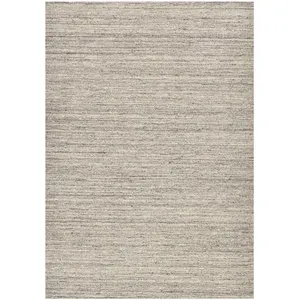 THEKO Tapis chiné tissé à la main gris 60x90 cm pas cher
