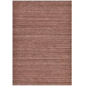THEKO Tapis chiné tissé à la main rouge 40x60 cm pas cher