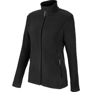 Veste polaire de travail zippée femme Job + Würth MODYF noire XXL pas cher