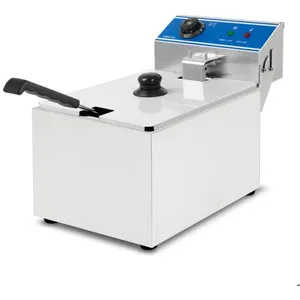 Friteuse - VERTES - Acier Inoxydable - capacité 8 L - 50-200 °C - 2800... pas cher
