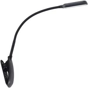 Comparateur de prix : Prios lampe à pince LED Najari, noir, batterie, USB, 51 cm