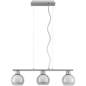 LUCANDE Suspension en verre à intensité variable 'Kaiya' en métal pour salon & salle à manger pas cher