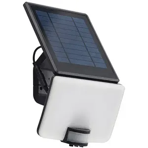Comparateur de prix : Prios Yahir spot mural solaire LED capteur noir