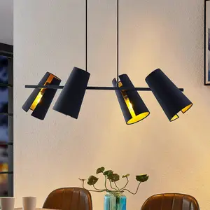 Lucande Kemoni suspension, à quatre lampes pas cher
