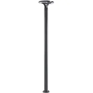 Comparateur de prix : Lindby luminaire d'extérieur LED Keily, rond, anthracite, métal