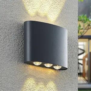 Led Applique Exterieur 'Gatlin' en aluminium - gris foncé (ral 7016)Vendu parluminaire