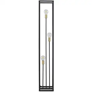 Comparateur de prix : Lindby - Lampadaire 'Tiliane' en métal pour salon & salle à manger