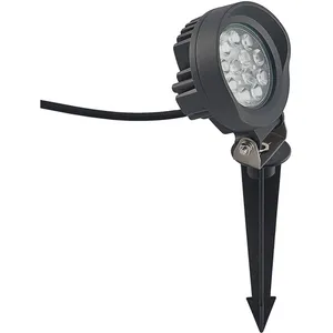 Lindby Emar spot sur piquet LED en gris foncéVendu parluminaire