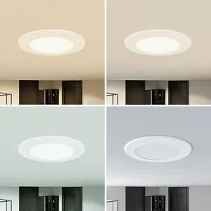 Prios spot encastrable LED Rida, 11,5 cm, 9 W, CCT, intensité variable pas cher