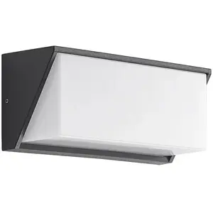 Comparateur de prix : Applique d'extérieur LED Lindby Malim, 25 cm, anthracite, IP65