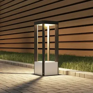 Comparateur de prix : LUCANDE LED Borne Eclairage Exterieur 'Kalisa' en aluminium