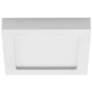 Comparateur de prix : Prios Plafonnier LED Alette, blanc, 22,7 cm, 18W, intensité variable