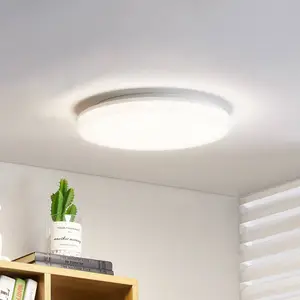 Prios Artin plafonnier LED, capteur, rond, 33 cm pas cher
