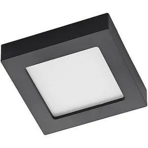 Comparateur de prix : Prios Plafonnier LED Alette, noir, 12 W, CCT, intensité variable