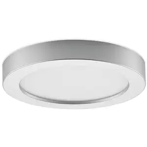 PRIOS Led Plafonnier à intensité variable 'Edwina' en aluminium pour salle de bain