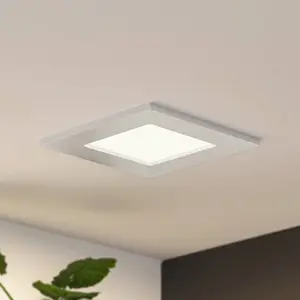 Comparateur de prix : Prios lampe encastrable LED Helina, argent, 11,5 cm, intensité variable