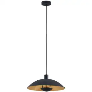 Lindby Suspension à intensité variable 'Narisara' en métal pour salon & salle à manger