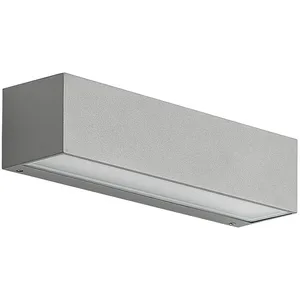 Comparateur de prix : Applique murale LED Arcchio Lengo, 25 cm, gris, à 2 lampes, CCT