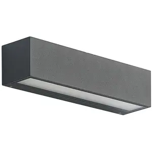 Applique murale LED Arcchio Lengo, 25 cm, anthracite, à 1 lampe, CCT pas cher