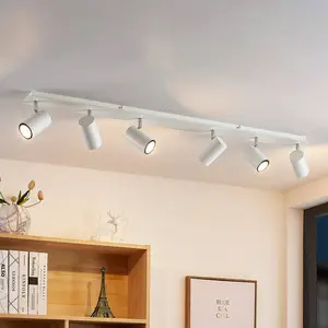 LINDBY Spot à intensité variable 'Joffrey' en métal pour salon & salle à manger pas cher