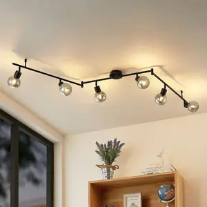 Lindby - Spot à intensité variable 'Eridia' en métal pour salon & salle à manger pas cher