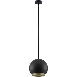 Lucande Suspension à intensité variable 'Sivaniel' en métal pour salon & salle à manger pas cher