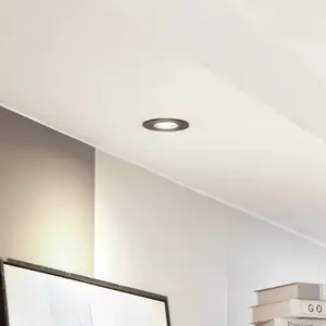 Comparateur de prix : Arcchio Downlight Zyron, noir, Ø 8,2 cm