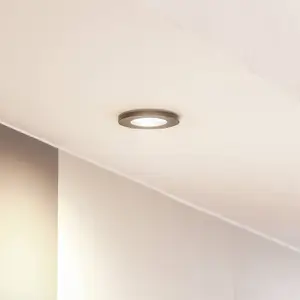 Arcchio Downlight Sylvi noir Ø 8,2 cm pas cher