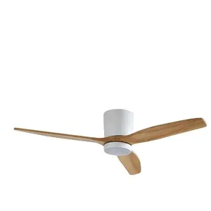 Lucande, ventilateur de plafond LED Faipari, blanc, courant continu, pas cher