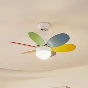 Lindby Ventilateur de plafond avec lumière Litur, silencieux, Ø 77 cm,... pas cher