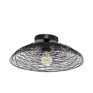 Comparateur de prix : Lindby Plafonnier à intensité variable 'Thorian' en métal pour salon & salle à manger