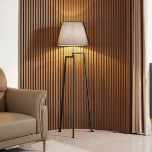 Comparateur de prix : LUCANDE Lampadaire 'Amona' en métal pour salon & salle à manger