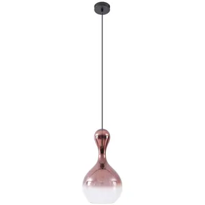 Comparateur de prix : LUCANDE Suspension en verre à intensité variable 'Lyrisa' en verre pour salon & salle à manger