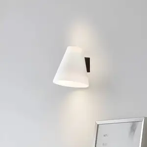 LUCANDE Applique Murale à intensité variable 'Timido' en verre pour couloir pas cher